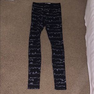 Full length “New York” patterned leggings